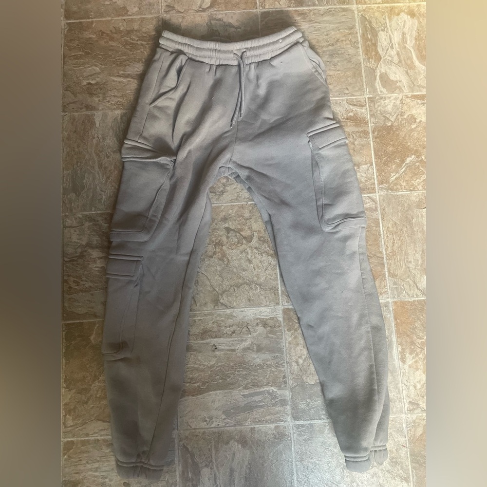 Beige cargo sweats